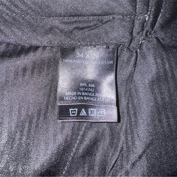 Haggar Cool 18® Heather Solid Pant in Graphite 34 x 29 Expandable Waistband - Picture 5 of 7